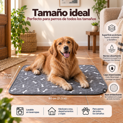 BuddyPup™ Tapete Absorbente Lavable con Feromonas